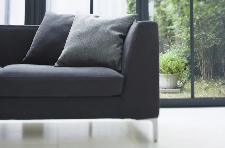 Comfy Sofa Cushions Glass Windows